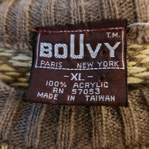 Vintage Bouvy Sweater XL fall winter Grandpacore aesthetic - Picture 3 of 6